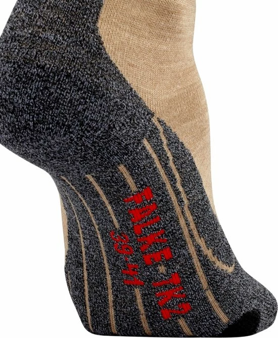 FALKE TK2 Explore Wandelsokken Warm Winter Zacht Thermisch Ademend Anti-blaar Antizweet Zonder Motief Met Elastische Boord Merinowol Beige Dames Sportsokken - Maat 37-38 4 FALKE TK2 Explore Wandelsokken Warm Winter Zacht Thermisch Ademend Anti-blaar Antizweet Zonder Motief Met Elastische Boord Merinowol Beige Dames Sportsokken - Maat 37-38 - Afbeelding 4