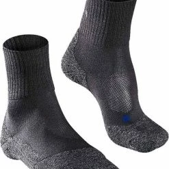 FALKE TK2 Explore Cool Short Wandelsokken Kort Zacht Thermisch Anti-blaar Antizweet Zonder Motief Met Elastische Boord Verkoelend Ademend Sneldrogend Grijs Dames Sportsokken - Maat 37-38 -Mushie  winkel 550x674 1