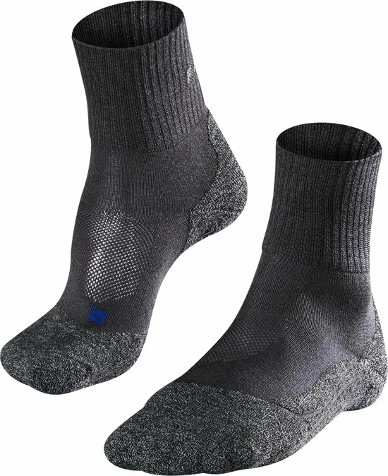 FALKE TK2 Explore Cool Short Wandelsokken Kort Zacht Thermisch Anti-blaar Antizweet Zonder Motief Met Elastische Boord Verkoelend Ademend Sneldrogend Grijs Heren Sportsokken - Maat 44-45 8 FALKE TK2 Explore Cool Short Wandelsokken Kort Zacht Thermisch Anti-blaar Antizweet Zonder Motief Met Elastische Boord Verkoelend Ademend Sneldrogend Grijs Heren Sportsokken - Maat 44-45 - Afbeelding 8