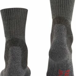 FALKE TK1 Adventure Wandelsokken Dikke Versterkte Thermische Sokken Zonder Patroon Met Sterke Wattering Lang En Warm Voor Wandelen Merinowol Grijs Dames Sportsokken - Maat 41-42 -Mushie  winkel 550x677 5