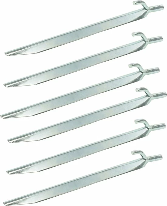 ProPlus 364635S Tentharing Spezial-Zelthering-Set - 6 Stück 24 Cm Aus Metall 25 Cm 1 Stuk(s) 1 ProPlus 364635S Tentharing Spezial-Zelthering-Set - 6 Stück 24 Cm Aus Metall 25 Cm 1 Stuk(s)