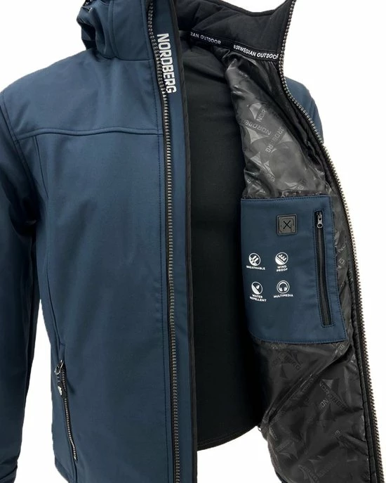 Nordberg SJURD Winterjas - Heren - Donkerblauw - Maat XL 4 Nordberg SJURD Winterjas - Heren - Donkerblauw - Maat XL - Afbeelding 4