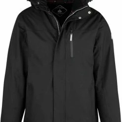 BJØRNSON Kick Regenjas / Winterjas Heren - Waterdicht - Maat 3XL - Zwart