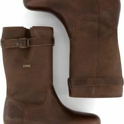 Travelin' Finland Dames - Wolgevoerde Leren Outdoorlaars - Waterdicht Laarzen - Donkerbuin Leer - Maat 41 -Mushie  winkel 550x703 1