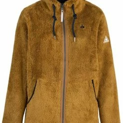 BJØRNSON Elin Coral Fleece Vest Dames 4 Seizoenen - Zacht - Maat 50 - Tapenade