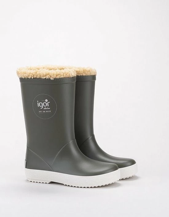 Igor - Regenlaarzen Voor Kinderen - Splash Nautico Borreguito - Kakigroen - Maat 24EU 4 Igor - Regenlaarzen Voor Kinderen - Splash Nautico Borreguito - Kakigroen - Maat 24EU - Afbeelding 4