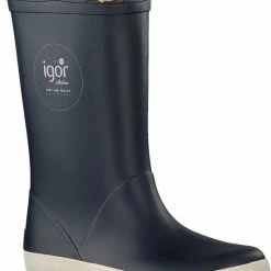 Igor - Regenlaarzen Voor Kinderen - Splash Nautico Borreguito - Marineblauw - Maat 31EU -Mushie  winkel 550x706 3