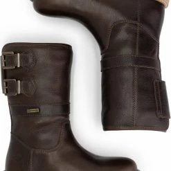 Travelin' Bregenz Dames Leren Outdoorlaarzen - Waterdicht & Ademend - Vibram Zool - Wandellaarzen - Donkerbruin Leer - Maat 38 -Mushie  winkel 550x708 10