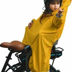 RAINETTE - Regenponcho Voor Kinderzitje Geel - Regenponcho Kinderen - Regenponcho Fiets - Regenponcho Peuter -kinderponcho Jongen-kinderponcho Meisje