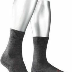 FALKE TK2 Explore Wandelsokken Warm Winter Zacht Thermisch Ademend Anti-blaar Antizweet Zonder Motief Met Elastische Boord Merinowol Grijs Dames Sportsokken - Maat 37-38 -Mushie  winkel 550x711 8