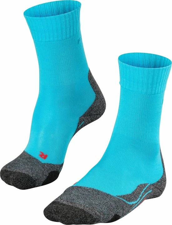 FALKE TK2 Explore Wandelsokken Warm Winter Zacht Thermisch Ademend Anti-blaar Antizweet Zonder Motief Met Elastische Boord Merinowol Blauw Dames Sportsokken - Maat 39-40 1 FALKE TK2 Explore Wandelsokken Warm Winter Zacht Thermisch Ademend Anti-blaar Antizweet Zonder Motief Met Elastische Boord Merinowol Blauw Dames Sportsokken - Maat 39-40