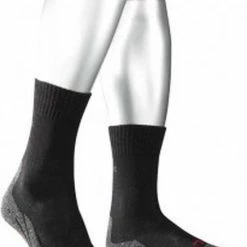 FALKE TK2 Explore Wandelsokken Warm Winter Zacht Thermisch Ademend Anti-blaar Antizweet Zonder Motief Met Elastische Boord Merinowol Grijs Dames Sportsokken - Maat 37-38 -Mushie  winkel 550x724 6