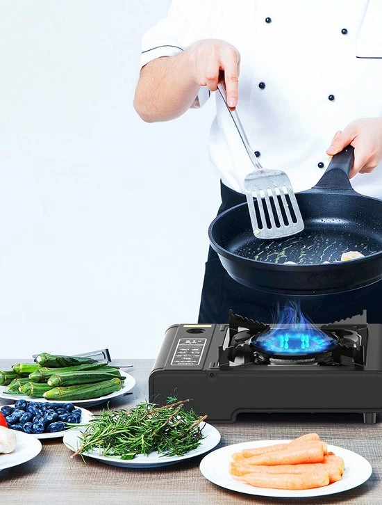 SMH LINE Camping Kooktoestel -Gasbranders- Draagbaar Gasfornuis- INCLUSIEF 8x Gas Flessen En KOFFER 3 SMH LINE Camping Kooktoestel -Gasbranders- Draagbaar Gasfornuis- INCLUSIEF 8x Gas Flessen En KOFFER - Afbeelding 3