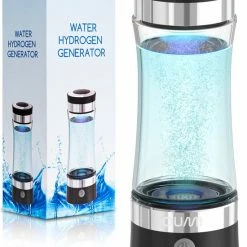 OUMI® Waterstof Generator Drinkfles - Waterfilter - Waterfles - Zuiver En Schoon Drinkwater - Verminderd Vrije Radicalen - Zwart