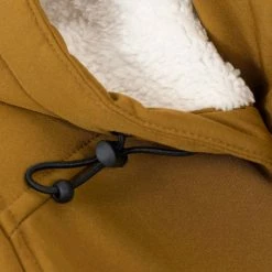 BJØRNSON Signe Softshell Winterjas Parka Dames - Teddy - Maat 52 - Tapenade -Mushie  winkel 550x732 32