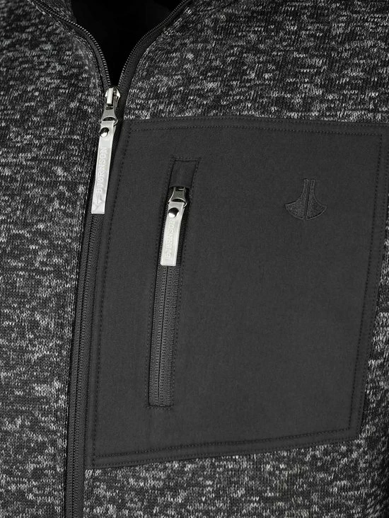 BJØRNSON Ruben Gebreid Vest 4 Seizoenen Heren - Teddy - Maat L - Zwart 6 BJØRNSON Ruben Gebreid Vest 4 Seizoenen Heren - Teddy - Maat L - Zwart - Afbeelding 6