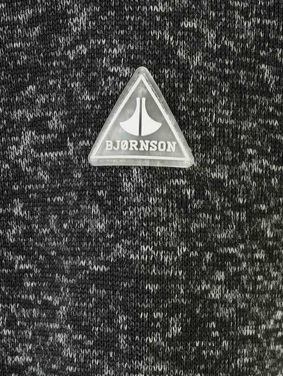 BJØRNSON Ruben Gebreid Vest 4 Seizoenen Heren - Teddy - Maat L - Zwart 8 BJØRNSON Ruben Gebreid Vest 4 Seizoenen Heren - Teddy - Maat L - Zwart - Afbeelding 8