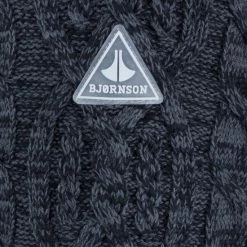 BJØRNSON Viggo Kabel Gebreid Wintervest Heren - Teddy - Maat 3XL - Donkerblauw -Mushie  winkel 550x733 73