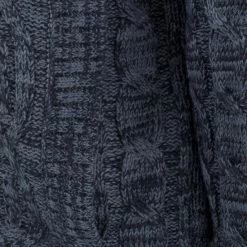 BJØRNSON Viggo Kabel Gebreid Wintervest Heren - Teddy - Maat 3XL - Donkerblauw -Mushie  winkel 550x733 75