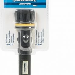 Silverline Zaklantaarn Met Rubberen Bescherming 2 X AA -Mushie  winkel 550x747 5