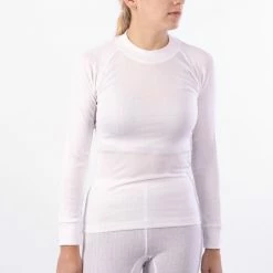 Avento Thermoshirt Lange Mouw - Vrouwen - Wit - Maat 40 -Mushie  winkel 550x762