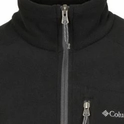 Columbia Fast Trek II Jacket - Fleece Vest Heren Volwassenen - Sluiting En Zakken Met Rits - Outdoorvest - Zwart - Maat M -Mushie  winkel 550x763 1