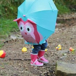 Playshoes - Kinder Paraplu Met Uil- Turquoise - Maat Onesize -Mushie  winkel 550x769 2