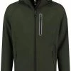 Kjelvik Kevan Groen Softshell Jas - Maat M