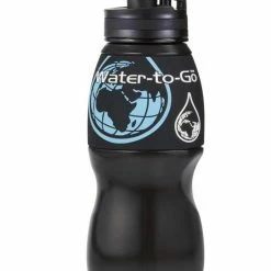 Merkloos WatertoGo Drinkfles Waterfles Met Filter - 75cl - Zwart – BPA Vrij