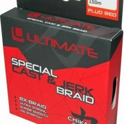 Ultimate Special Cast & Jerk Braid Fluo Red 0,23mm 16kg 150m | Gevlochten Lijn -Mushie  winkel 550x772