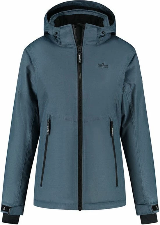 Kjelvik Dames Winterjas - Functionele Winterjas - Tyra - Blauw - Maat 46 1 Kjelvik Dames Winterjas - Functionele Winterjas - Tyra - Blauw - Maat 46