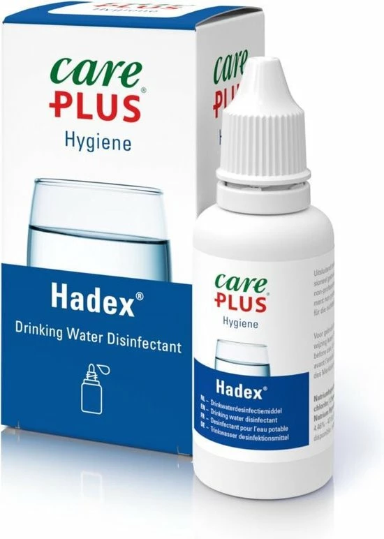 Care Plus Hadex - Drinkwater Desinfectiemiddel 1 Care Plus Hadex - Drinkwater Desinfectiemiddel