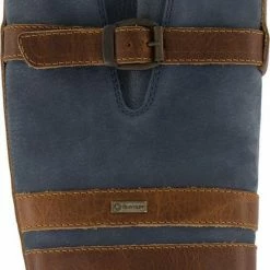 Travelin' Lindau Dames - Leren Outdoorlaars - Waterdicht En Ademend - Laarzen Blauw Leer - Maat 40 -Mushie  winkel 550x777 3