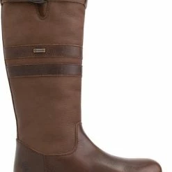 Travelin' Norway Heren Outdoorlaarzen - Waterdicht En Gevoerde Wandellaars - Donkerbruin Leer - Maat 45