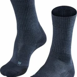 FALKE TK2 Explore Wool Wandelsokken Dikke Versterkte Thermische Sokken Zonder Patroon Met Medium Padding Lang En Warm Voor Wandelen Winter Merinowol Blauw Heren Sportsokken - Maat 44-45 -Mushie  winkel 550x785 6