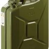 Merkloos Benzine Jerrycan - Metaal - 20 Liter - Groen