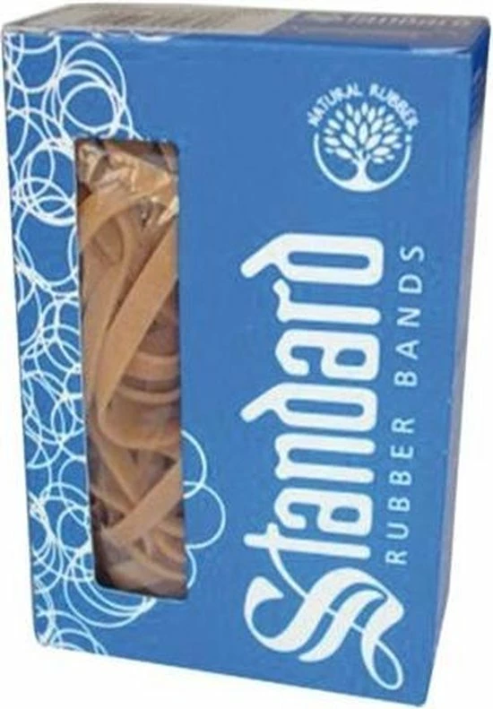 Standaard Rubber Ban Elastiek 87 Standard 120x10mm 100gr 32stuks 2 Standaard Rubber Ban Elastiek 87 Standard 120x10mm 100gr 32stuks - Afbeelding 2