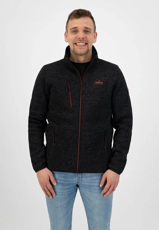 Kjelvik Bodie Zwart Vest Knitwear L 3 Kjelvik Bodie Zwart Vest Knitwear L - Afbeelding 3