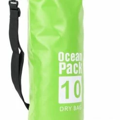 Merkloos Decopatent® Waterdichte Tas - Dry Bag - 10L - Ocean Pack - Dry Sack - Survival Outdoor Rugzak - Drybags - Boottas - Zeiltas -Groen -Mushie  winkel 550x796 1