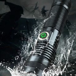 Oplaadbare LED Zaklamp Aos Light XHP 70.2 4500 Lumen PRO-XLIGHT