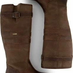 Travelin' Norway - Dames Wolgevoerde Outdoorlaars - Waterdicht En Ademend - Wandellaarzen - Bruin Leer - Maat 38 -Mushie  winkel 550x800 1