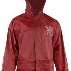 C-Line Regenpak Met Capuchon - Rood - Reflecterend - Nieuw Model - Volwassen Maat XXXL -Mushie  winkel 550x803 1