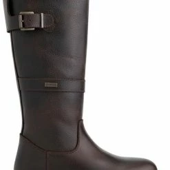 Travelin' Alaska Dames Outdoor Laarzen - Vibram Zool - Waterdicht - Gevoerd - Donkerbruin Leer - Maat 41