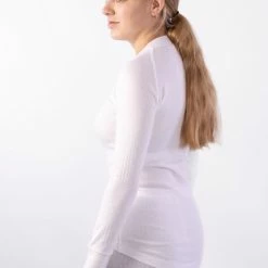 Avento Thermoshirt Lange Mouw - Vrouwen - Wit - Maat 40 -Mushie  winkel 550x807 4