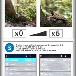 DrPhone MONO2 - Monoculaire Nachtzicht Telescoop 720P - 5X35 - Optische Digitale Nachtvision - Infrarood HD Met Foto/Video-opname/Afspelen/Functie - Nightvision Zwart -Mushie  winkel 550x810 3
