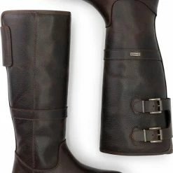 Travelin' Alaska Dames Outdoor Laarzen - Vibram Zool - Waterdicht - Gevoerd - Donkerbruin Leer - Maat 41 -Mushie  winkel 550x818 1