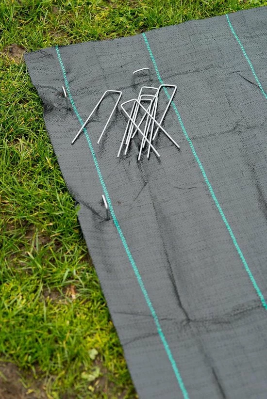 Nature - Gronddoekpennen (10 St.) - 14x3cm - Metaal 4 Nature - Gronddoekpennen (10 St.) - 14x3cm - Metaal - Afbeelding 4