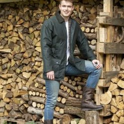 MGO Leisure Wear British Wax Parka Outdoorjas Heren - Maat M -Mushie  winkel 550x825 45