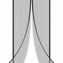 LUMEXX Vliegengordijn - Magnetisch - Glasvezel - 90x210 Cm - Hordeur - Deur - Zwart