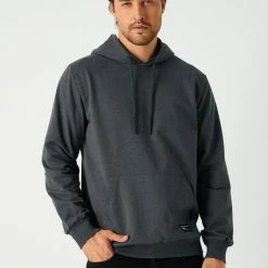 Merkloos Comeor Hoodie Heren - Donker Grijs - Dun - XL